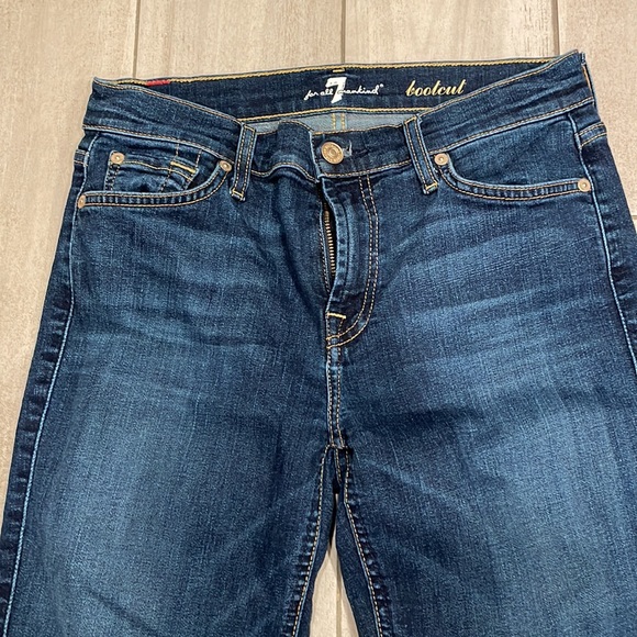 Seven for all man  kind midrise  bootcut Jeans size 27 - Picture 2 of 6